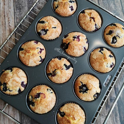 Berry Blue Muffins - The Home Pantry