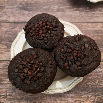 Banana (Chocolate) Muffins - The Home Pantry